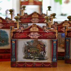 Exclusive Handmade Wooden Crankie Theatre Box Limited image 2