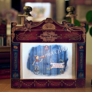 Exclusive Handmade Wooden Crankie Theatre Box Limited image 6