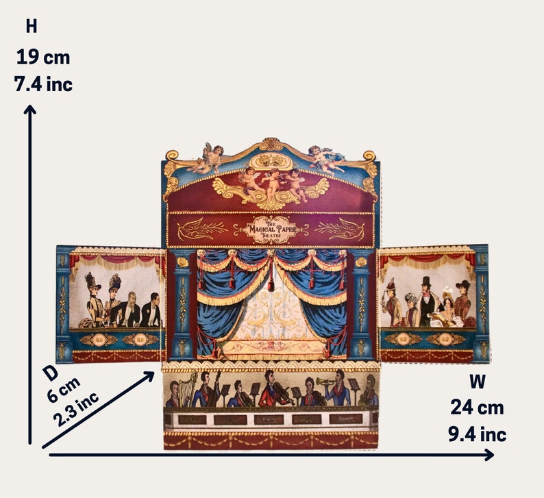 Back in Stock The Magical Paper Theatre Mini Model image 6