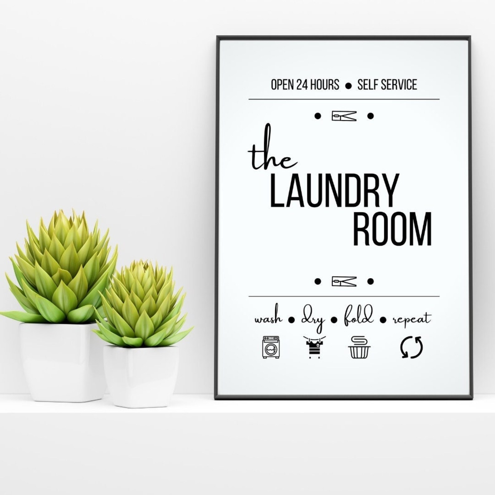 Laundry Room Print, Laundry Printable, Laundry Wall Art, Laundry Room ...