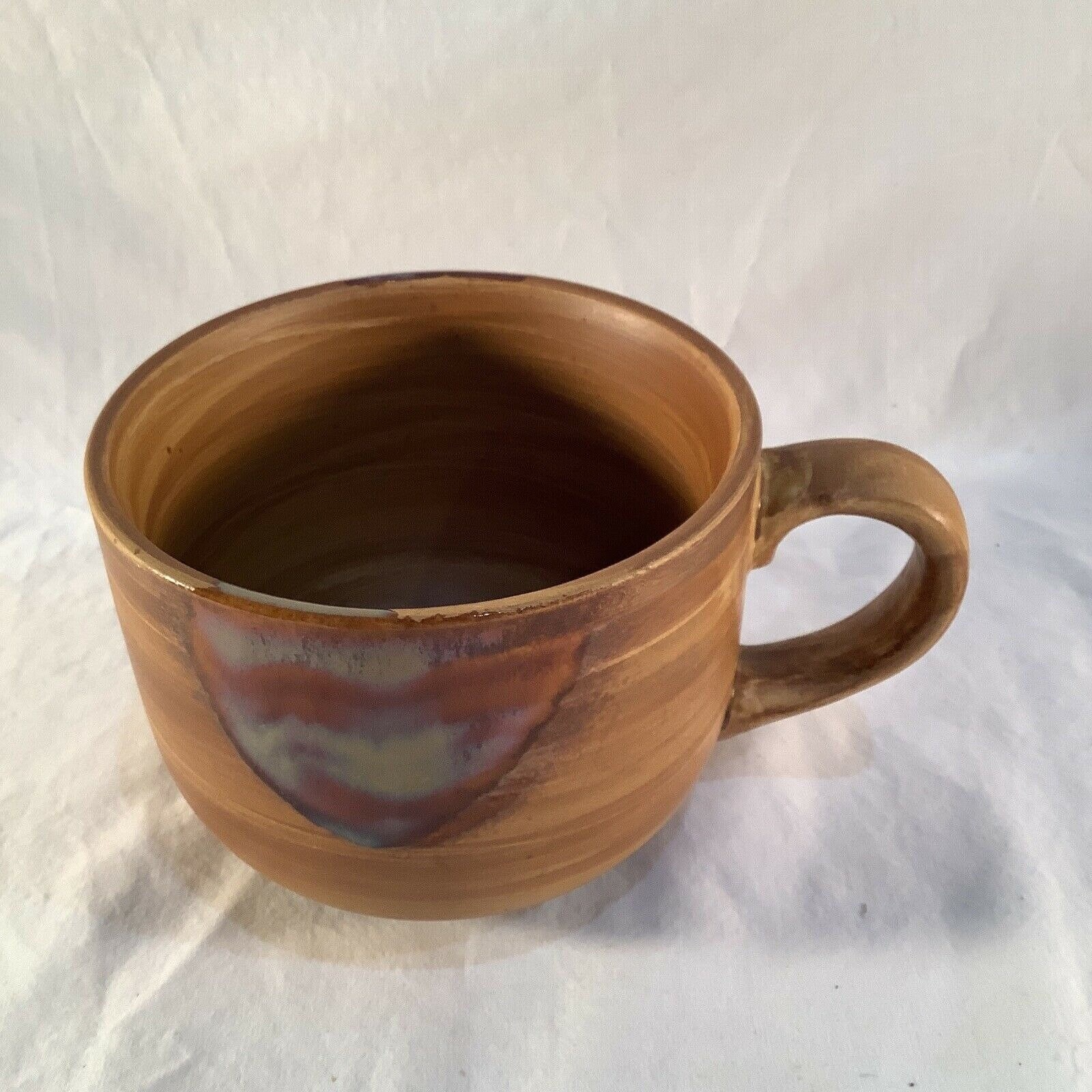 Sango Stoneware 4951 SPLASH BROWN Salad Dessert Plate Sango Dinnerware