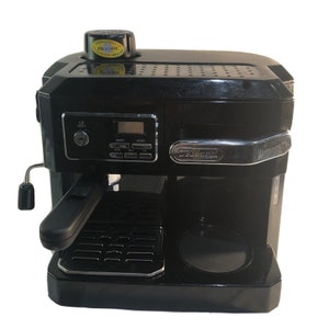 DeLONGHI BCO320T Combination Coffee/Espresso Machine, Black/Silver