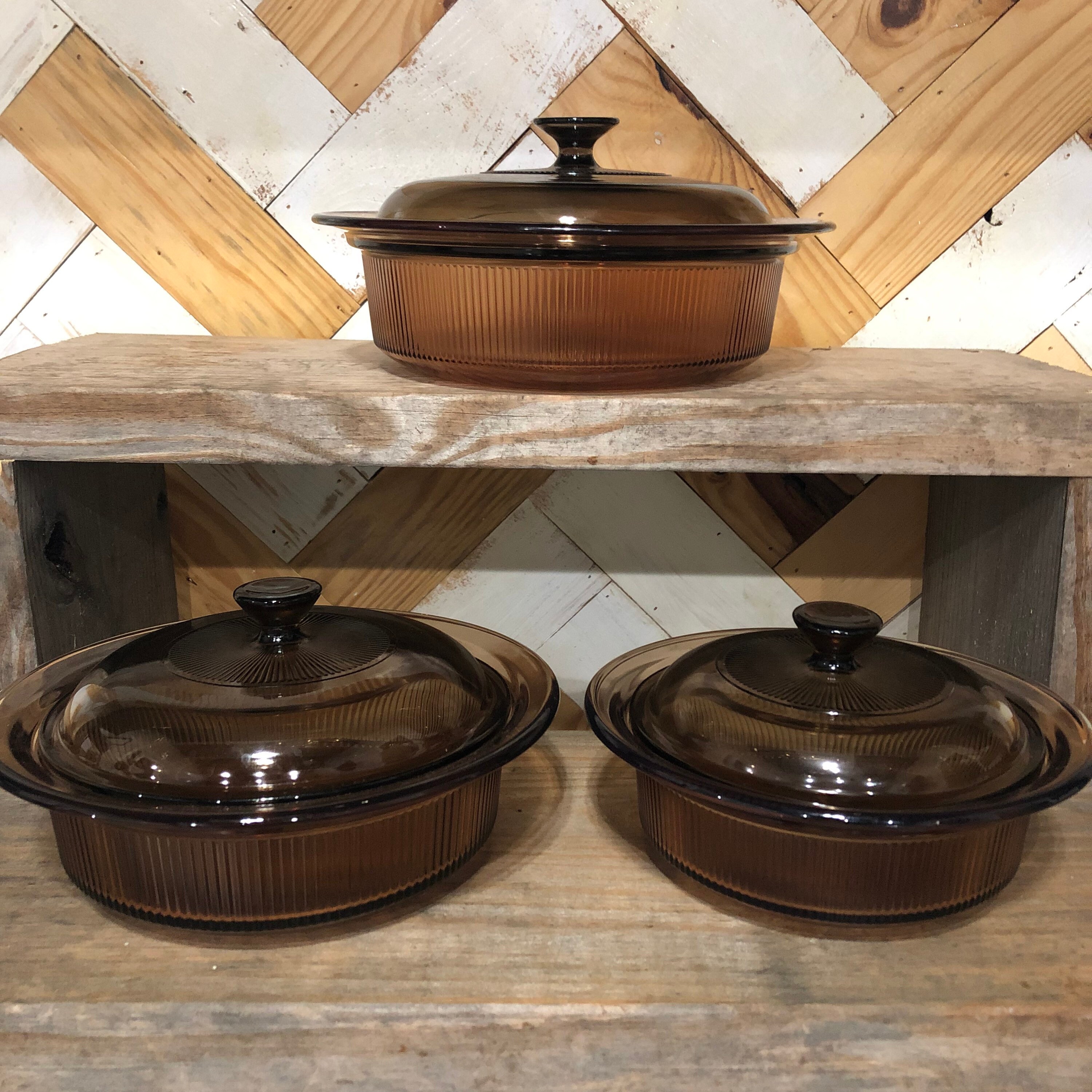 Visions Cookware Casserole Dish Sizes 24oz, 1qt, or 2.5qt Corning Etsy