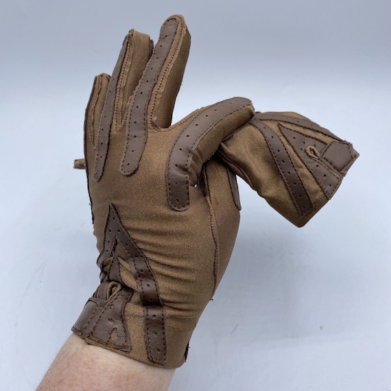 1940s Style Driving Gloves, Vintage Driving Gloves