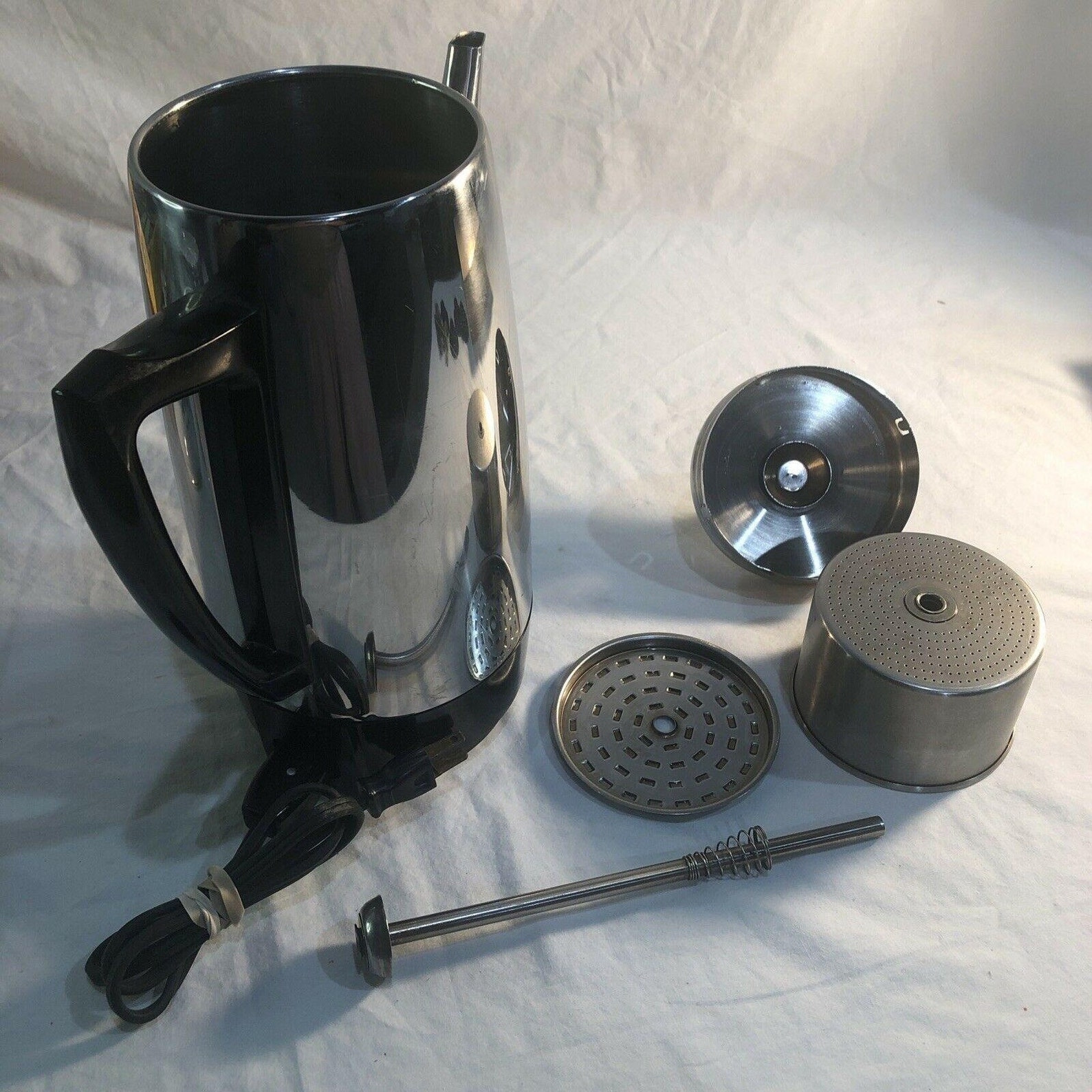Presto Stainless Electric 12 Cup Coffee Percolator Coffee Etsy