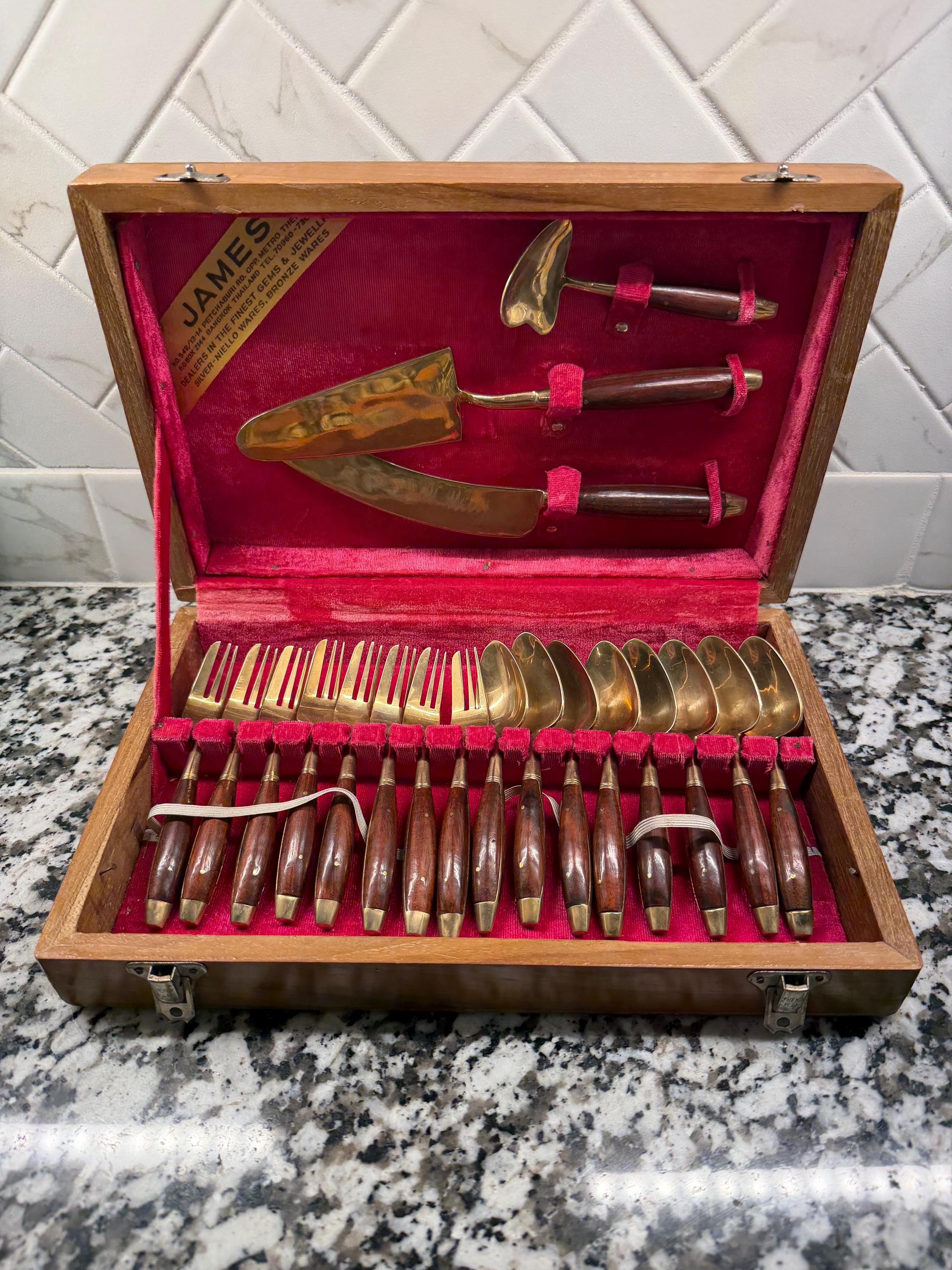 Thai bronze cutlery set - Etsy 日本