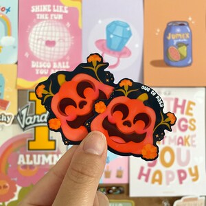Pumpkin Sticker | Que te Pasa Calabaza | halloween sticker | day of the dead