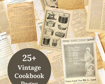 JUNK 7ページ 1960～70年代 ビンテージ スクラップブック ページ