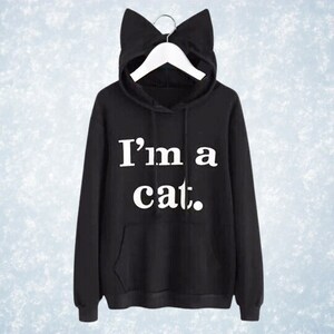 Cat ear hoodie new arrivals