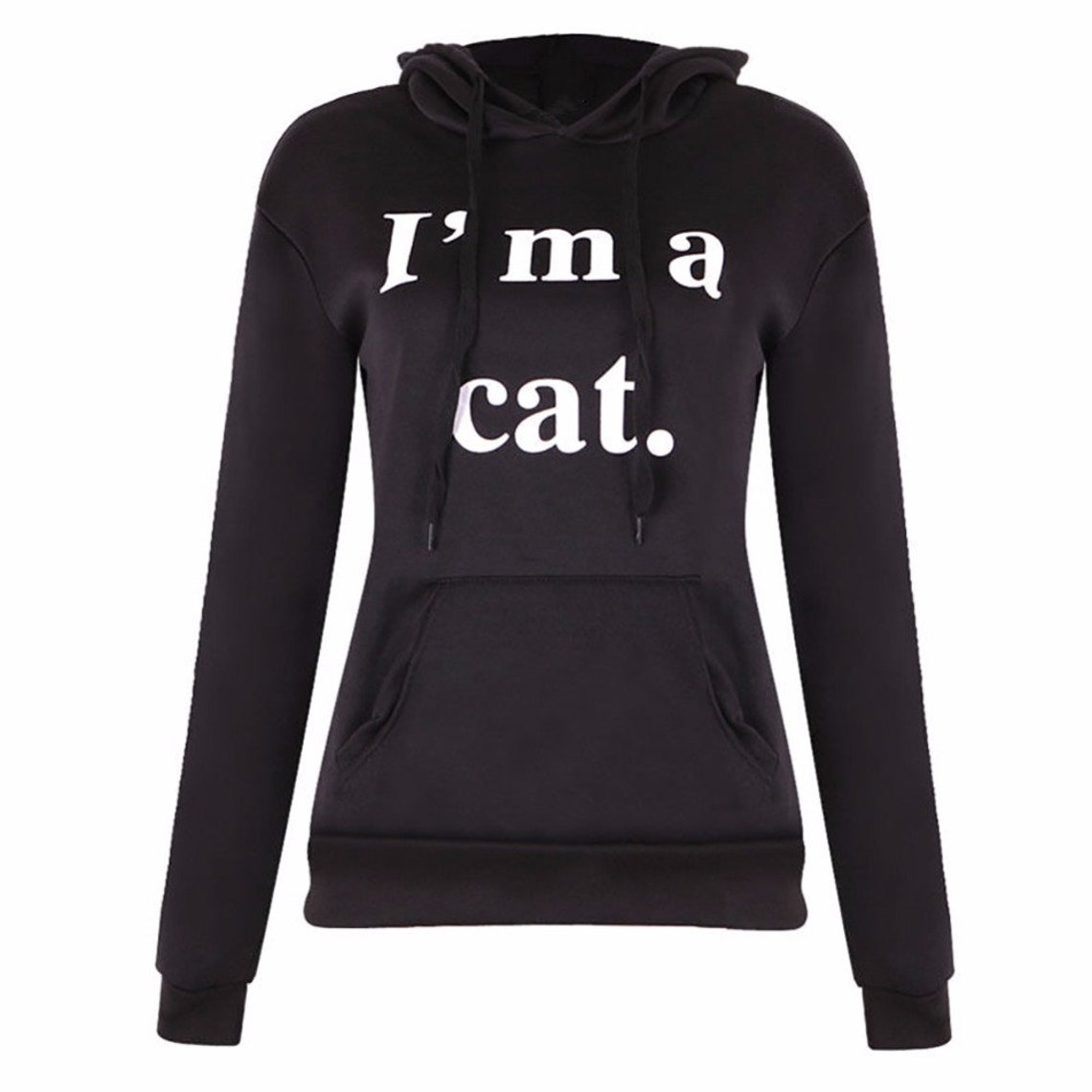 CAT EAR Hoodie for Women Cute Light Sweatshirt With Cat Ears Etsy