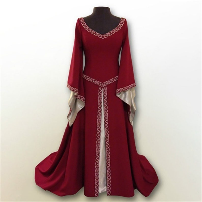 Medieval Dress: Unique Details MORE COLORS Viking Dress - Etsy
