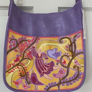Hand painted Rapunzel crossbody purse Disneys Tangled theme Disney Bag purse