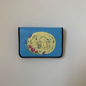 Handbemalte Disney Themen Geldbörse Winnie Puuh vintage Winnie und Ferkel Kartenhalter