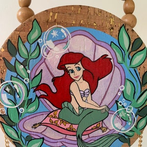 Kleine Meerjungfrau Handtasche ariel Tasche gemalt unter dem Thema Disney
