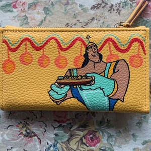 Hand Painted Kronk Wallet emperors new groove Disney themed wallet