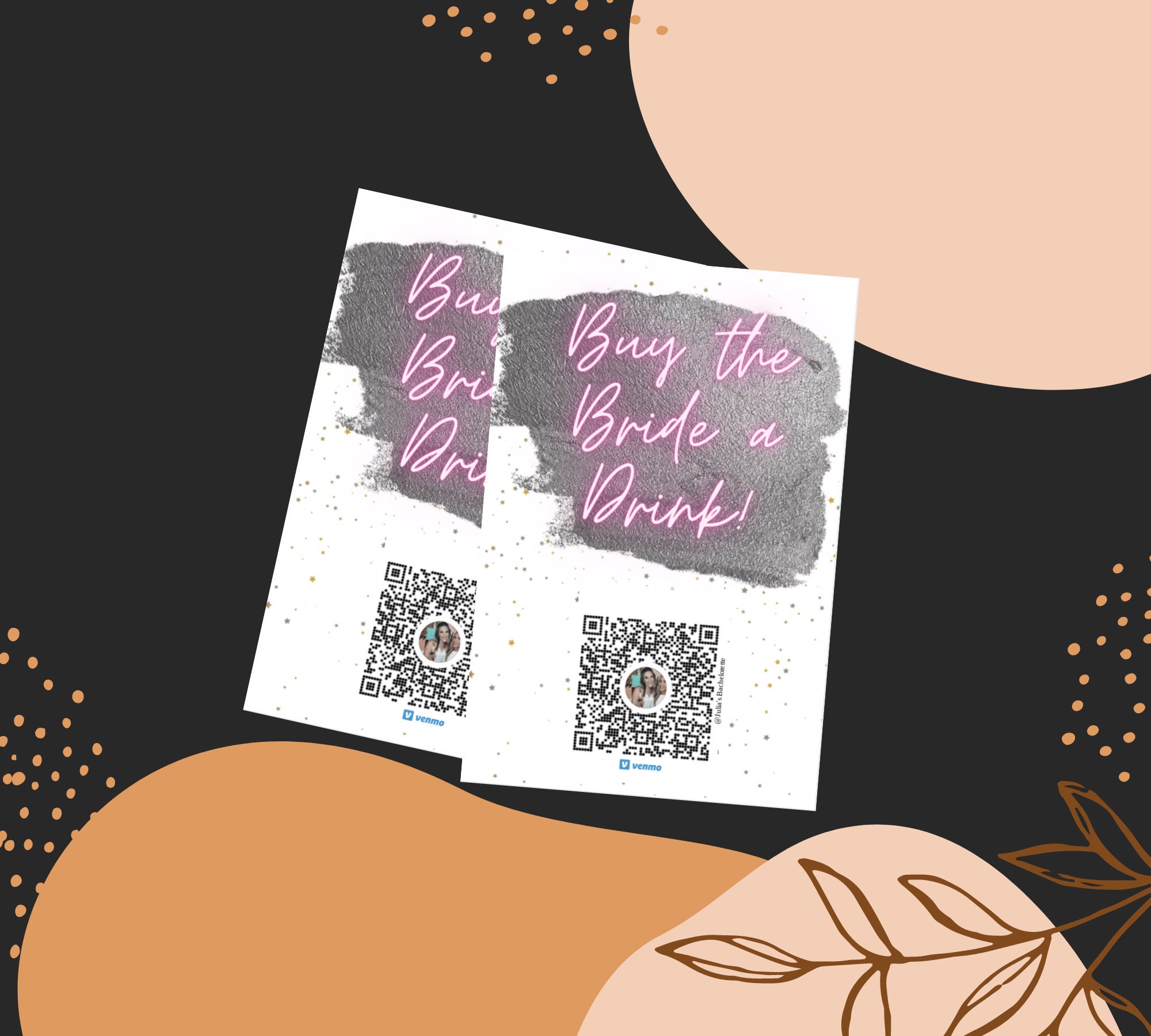 Bachelorette Qr Code Template