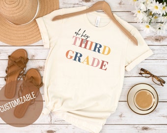 Hello Third Grade Shirt, Third Grade Teacher Shirt, Teacher Gift, Gift for Teachers, 3rd Grade, Third Grade Teacher, Back to School Shirt