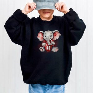 Sweat-shirt de football éléphant pour enfant image 1