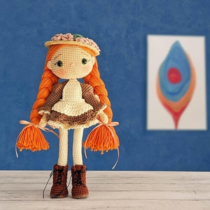 Anne Shirley amigurumi pattern PDF, Anne with an E crochet doll pattern, Anne of green gables doll amigurumi
