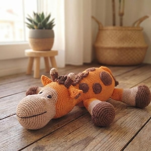 Giraffe Amigurumi Crochet Pattern: Cuddle-Sized Toy (PDF Pattern)