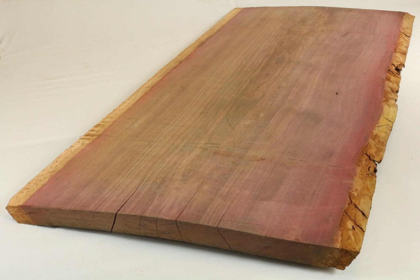 Purpleheart exotic epoxy natural live edge wood slab lumber Etsy