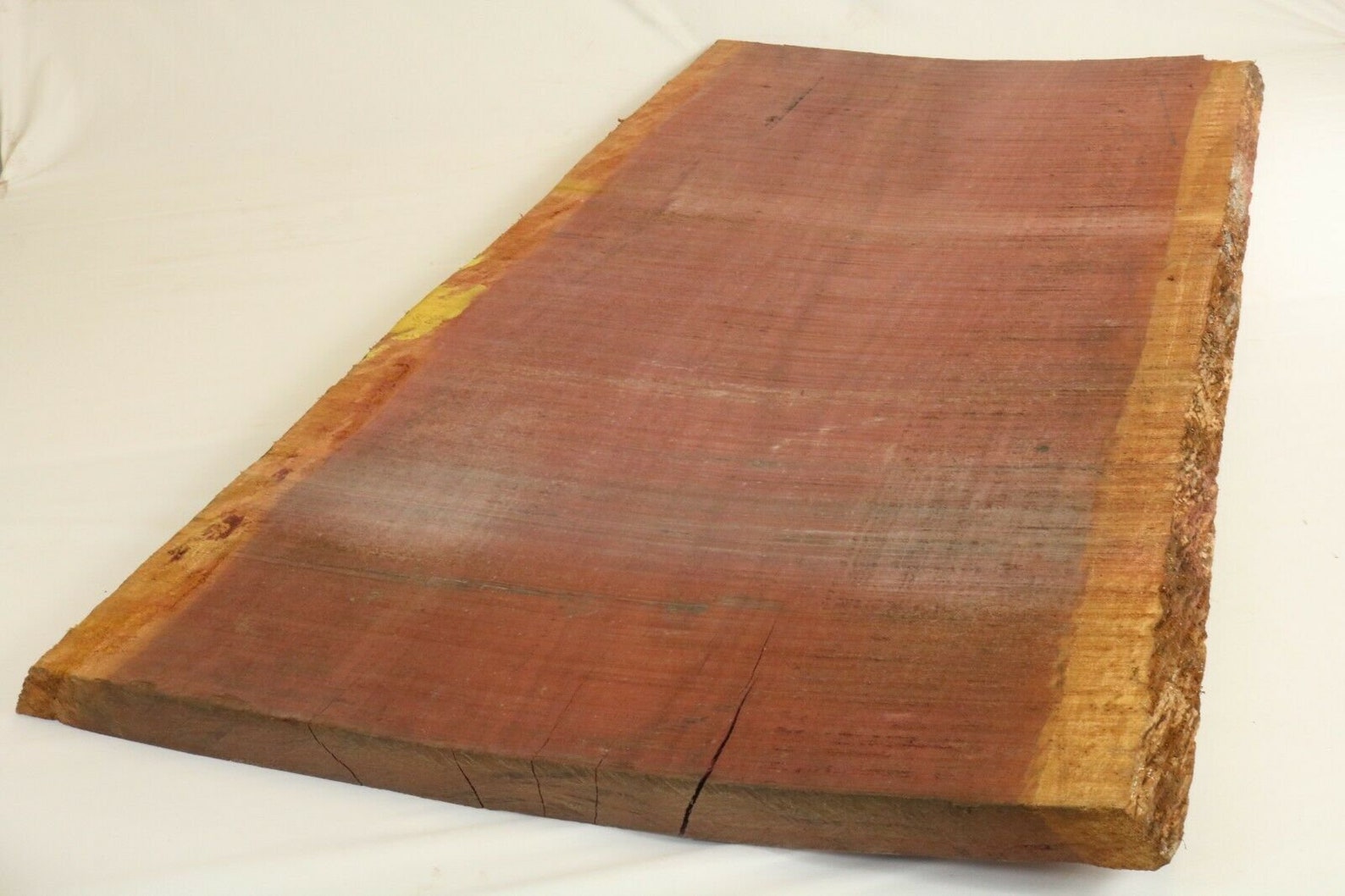 Purpleheart exotic epoxy natural live edge wood slab lumber Etsy