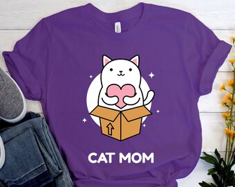 Cat Mom Shirt, Cat Mama Shirt, Cat Shirt, Cat Lover Shirt, Cat Lover Gift, Cute Cat Shirt, Cat Shirt For Women, Cat Owner Gift