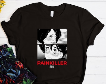 Painkiller Anime Shirt, Cool Anime Shirt, Anime Lover Shirt, Aesthetic Shirt, Emo Shirt, Manga Shirt, Anime Graphic T-Shirt, Anime Gift