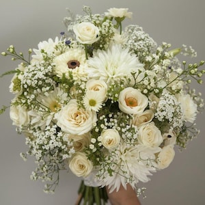 100+ WONDERFUL WHITE MIX Flower Seeds - Bouquets / Wedding Flowers /  Cut Flower Gardens / Pollinator Friendly / Moon Gardens /