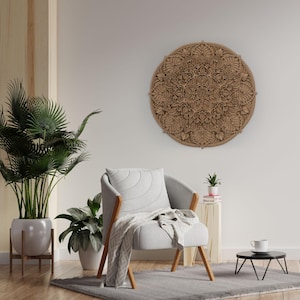 Wood Mandala Art , Wood Wall Decor , Modern Wall Art , Mandala Wood Art , Wood Wall Art Large , Minimalist Wall Art , Mandala Wood Decor