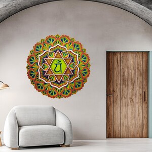 Boho Wood Wall Art , Zen Wood Wall Art , Mandala Wood Art , Spiritual Home Decor , Dimensional Wall Art , Mandala Wall Hanging