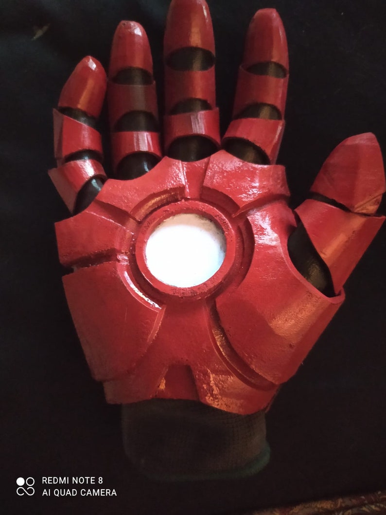 Iron Man Glove 3d Print iron Man Glove Etsy