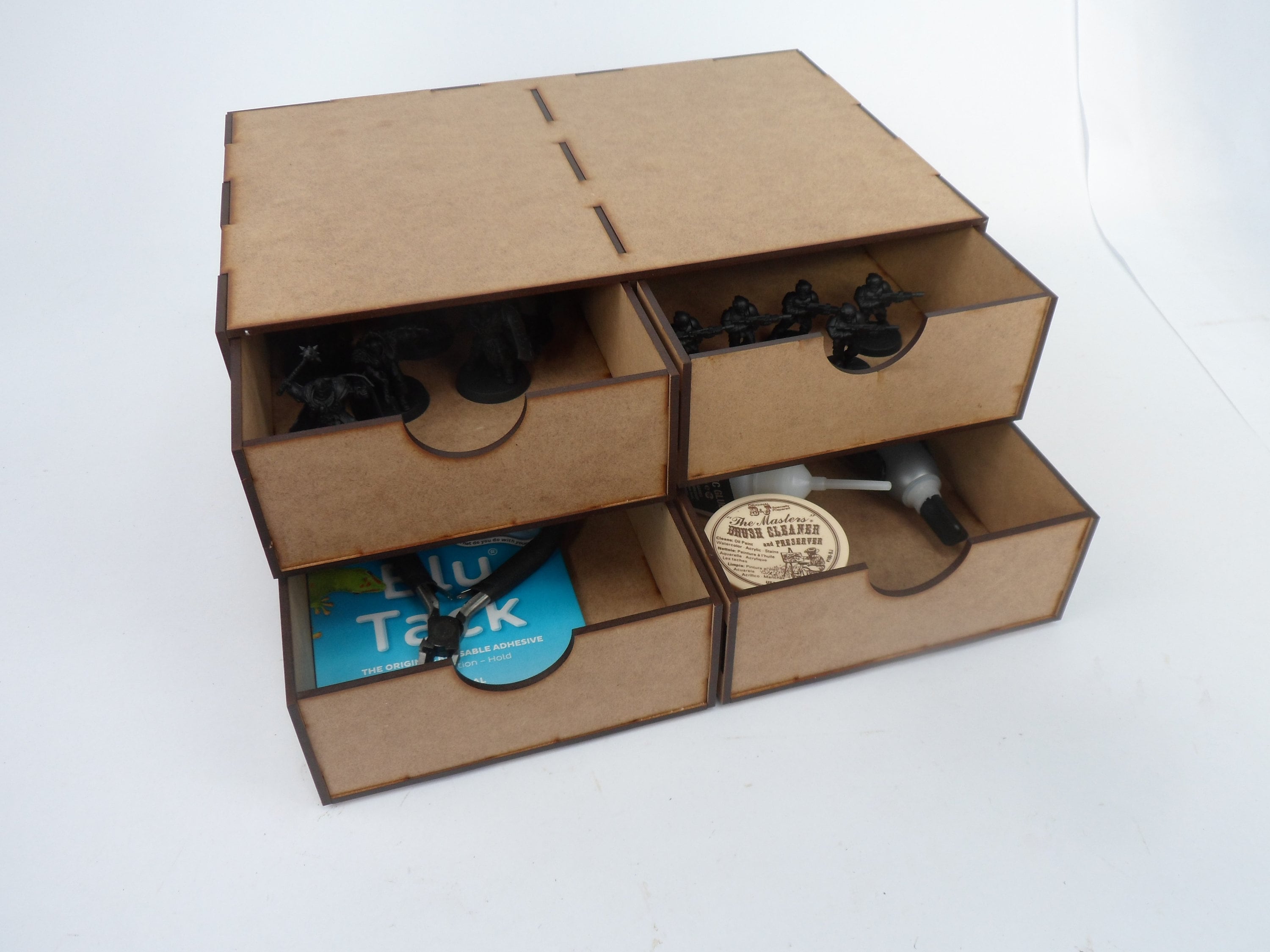 Ultimate Paint Desk Set With Ends & Hutches Modular Setup for Etsy UK