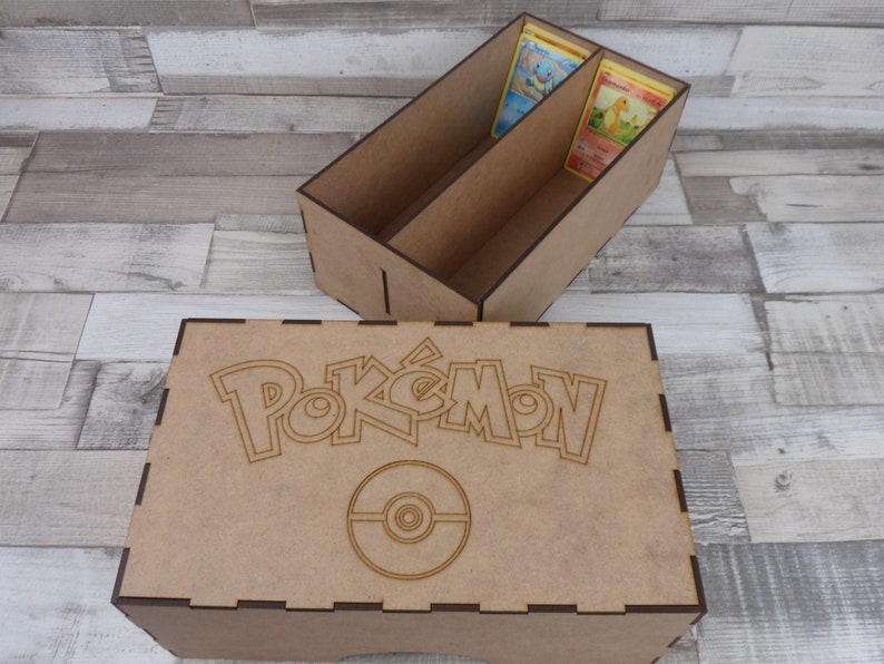 Pokémon Trading Cards Storage Box 300 Card Collection Etsy UK