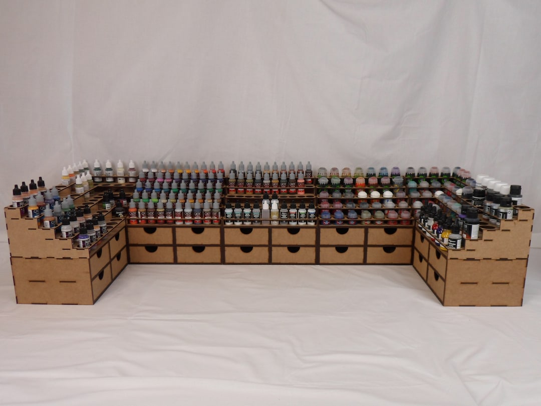 Ultimate Paint Desk Set Modular Setup for Warhammer, Citadel, Vallejo