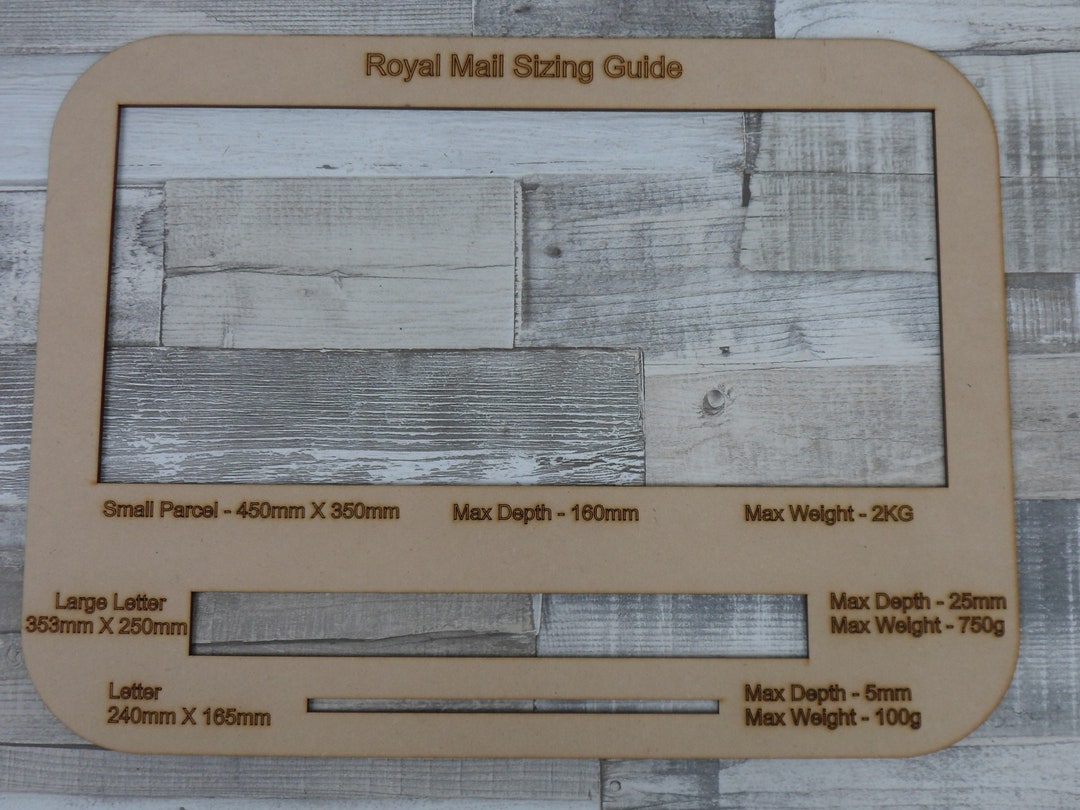 Royal Mail Postage Sizing Guide Large Letter, Small Parcel, PPI Size