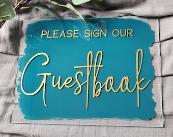 Luxury Acrylic Customised signs, Modern Calligraphy, Wedding Sign