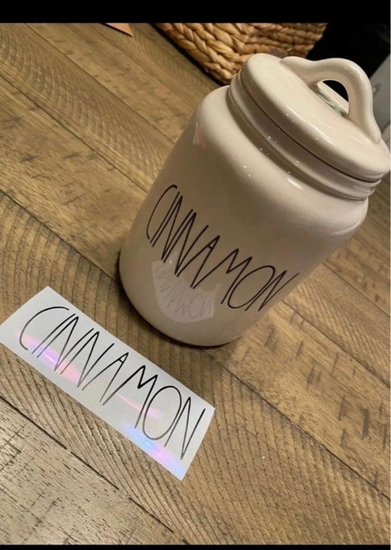 Rae Dunn Baby Cinnamon Canister Decal Etsy