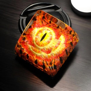 Handmade Resin Artisan Keycap: Dark Lord Eye, Custom Keyboard