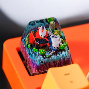 Hollow Knight Artisan Keycap: Custom Resin Esc Key for Cherry MX Keyboard