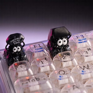 Handmade Dust Spirit Resin Keycap: Anime Artisan Keycap