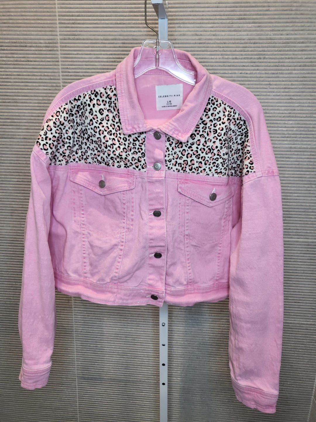 Violet and pink animal women’s track jacket. main image 1