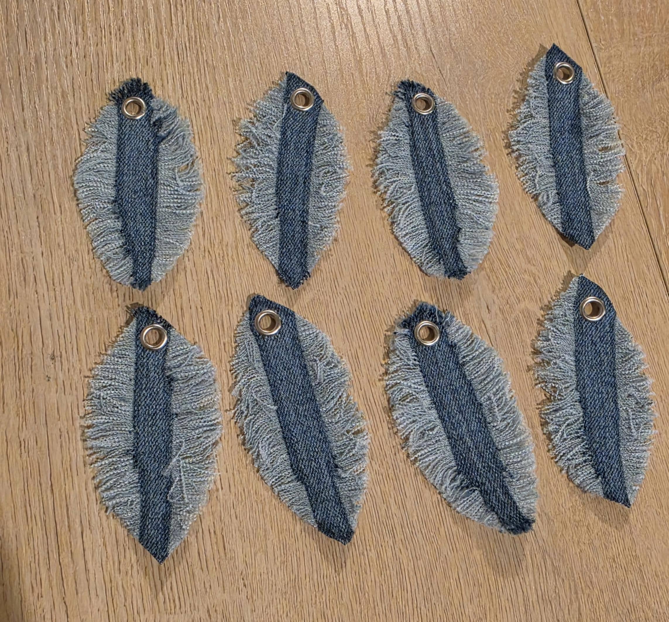 Denim Hair Clip - Etsy