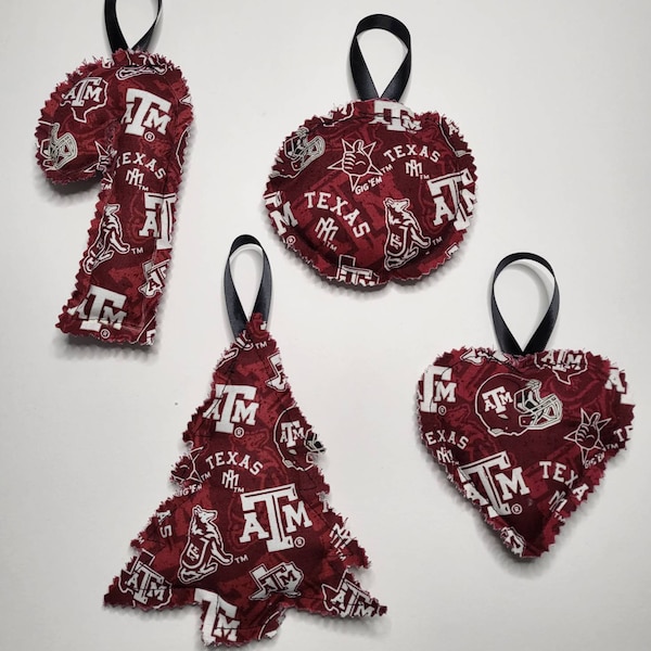 Texas A&m Aggie Christmas Ornament Etsy