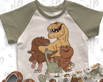 Happy Dinosaur Sublimation PNG