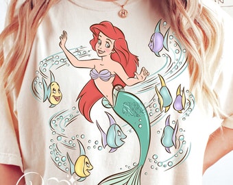 Magical Mermaid Sublimation Design PNG, Summer Png, Magical Summer Shirt Png, Princess Summer Png for Sublimation & Dtf