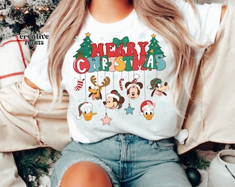 Frohe Weihnachten Maus Ornamente PNG, Weihnachten Sublimation Design, Maus Png, Weihnachten PNG, Digitaler Download