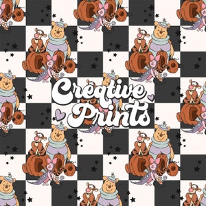 Halloween Bear & Friends Seamless file