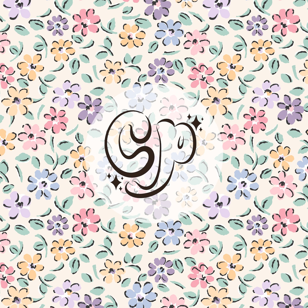 Ditsy Floral Seamless Pattern, Fabric Floral Design, Flower Surface ...