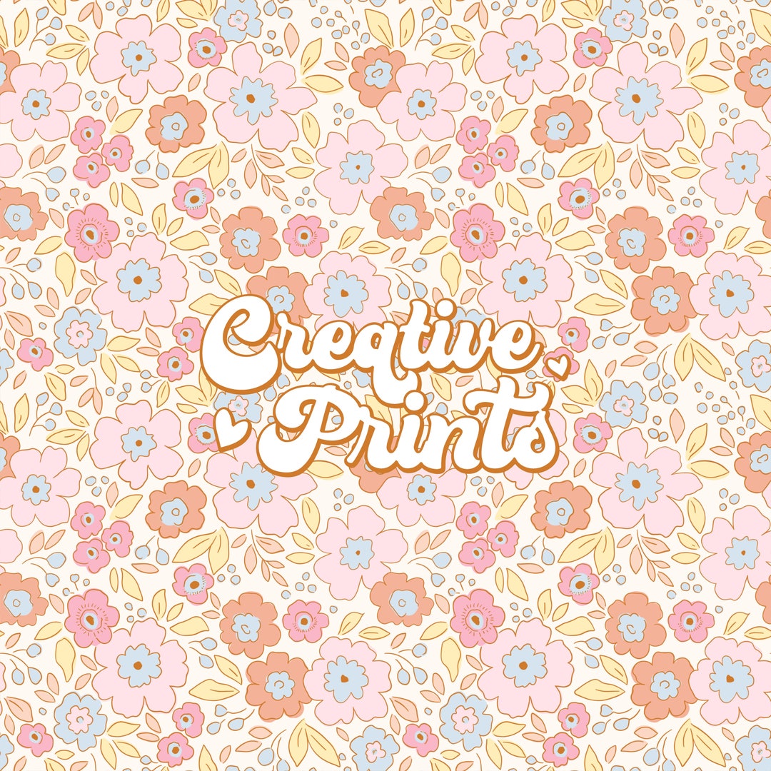 Spring Flowers Pattern Floral Seamless Repeat Pattern for Fabric ...
